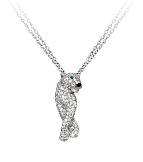 buy cartier panther necklace|cartier panther necklace white gold.